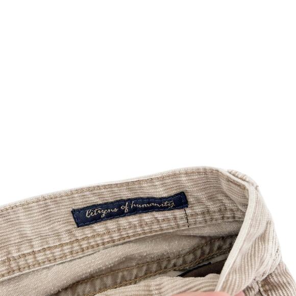 Citizens of Humanity Ingrid Low Waist Flair Corduroy Pants Sz 30 - Picture 2 of 7